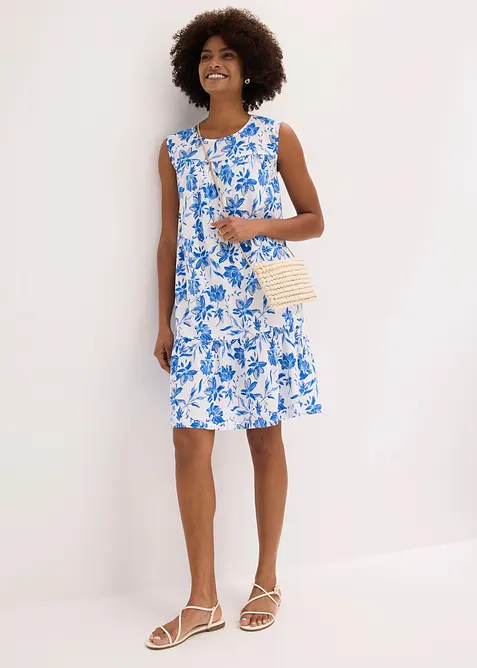 Abito midi in puro cotone, bonprix
