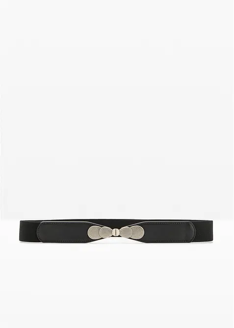 Cintura elastica sottile con chiusura in metallo, bonprix