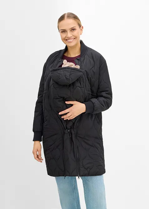 Giubbotto pr&eacute;maman leggero 3 in 1 con inserto babywearing, bonprix