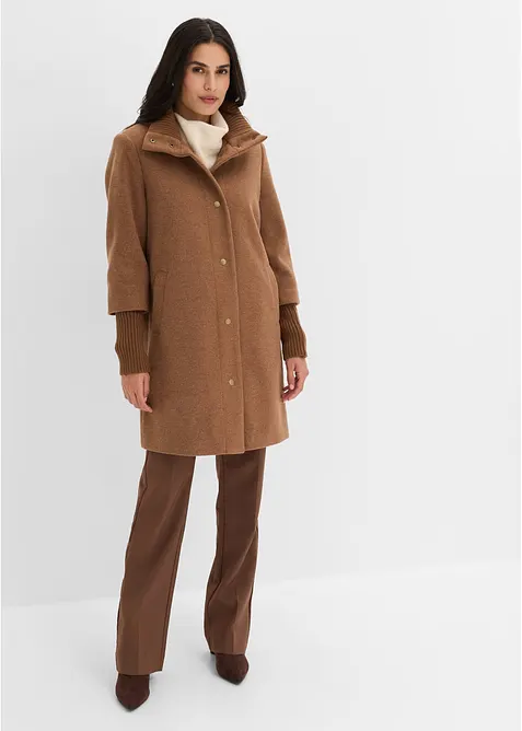 Cappotto corto in simil lana, bonprix