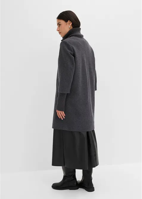 Cappotto corto in simil lana, bonprix