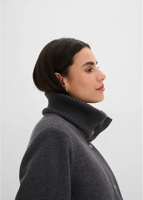 Cappotto corto in simil lana, bonprix