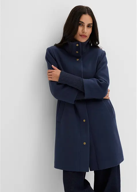 Cappotto corto in simil lana, bonprix