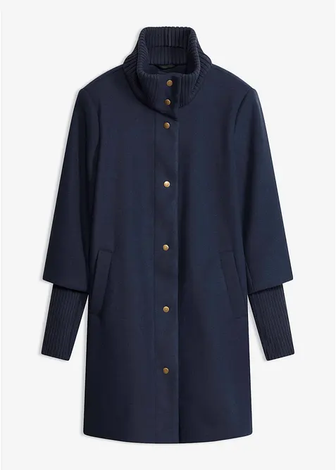 Cappotto corto in simil lana, bonprix