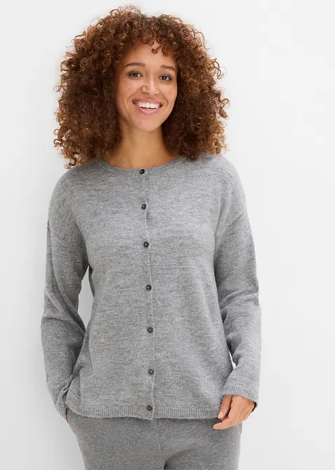 Cardigan in filato fine, bonprix