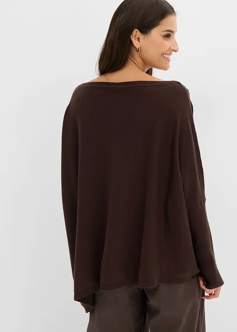Maglione in filato fine di misto viscosa, bonprix