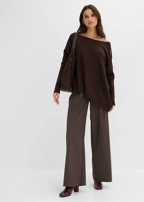 Maglione in filato fine di misto viscosa, bonprix