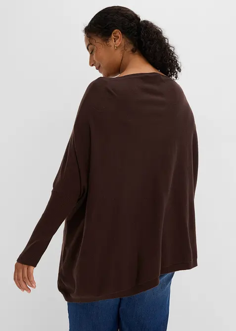Maglione in filato fine di misto viscosa, bonprix