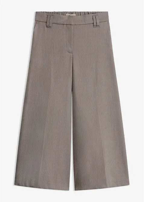 Pantaloni  in simil lana a trama spigata, bonprix