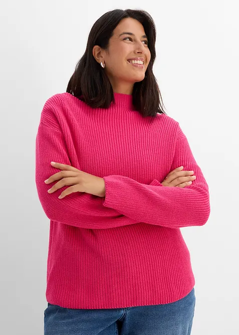 Maglione oversize in filato fine, bonprix