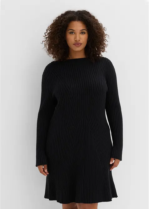 Miniabito in morbida maglia misto viscosa, bonprix