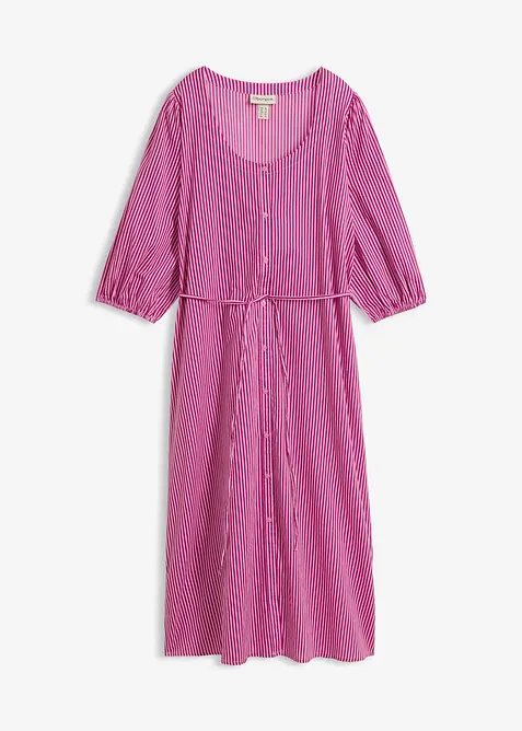 Abito midi in puro cotone, bonprix