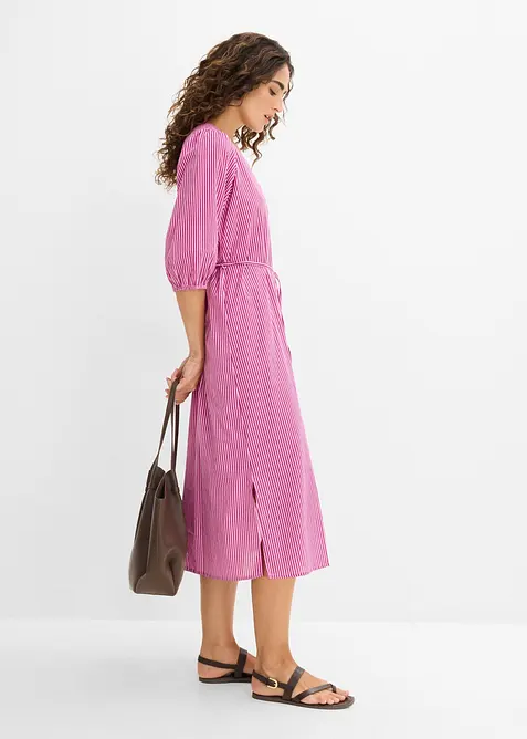 Abito midi in puro cotone, bonprix