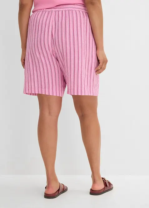 Shorts in mussola di puro cotone con elastico in vita, bonprix