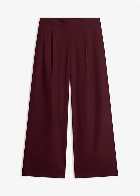 Pantaloni a palazzo in misto viscosa, bonprix