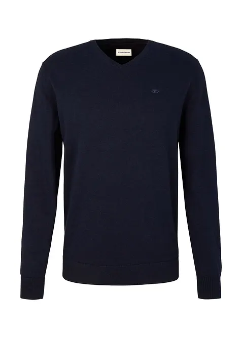 Maglione Tom Tailor in filato fine di puro cotone, Tom Tailor