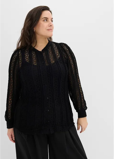 Blusa in jersey con top (set 2 pezzi), bonprix