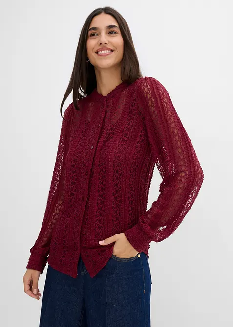 Blusa in jersey con top (set 2 pezzi), bonprix
