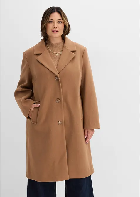 Cappotto corto in simil lana, bonprix