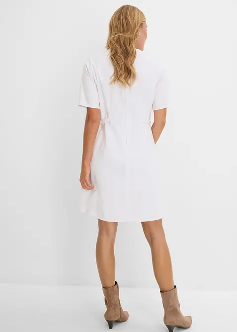 Abito in jeans di cotone elasticizzato, bonprix