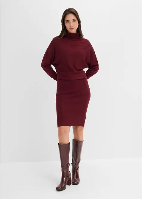 Abito in maglia misto viscosa, bonprix