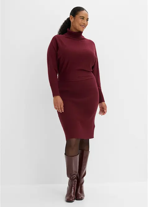 Abito in maglia misto viscosa, bonprix