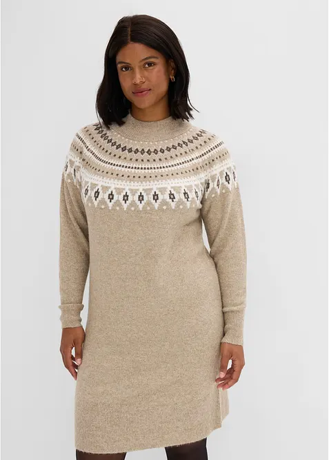 Abito in maglia norvegese, bonprix