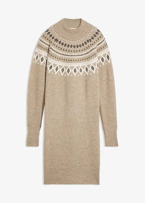 Abito in maglia norvegese, bonprix