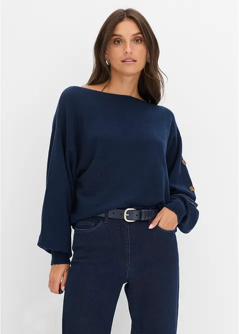 Maglione con bottoni decorativi, bonprix