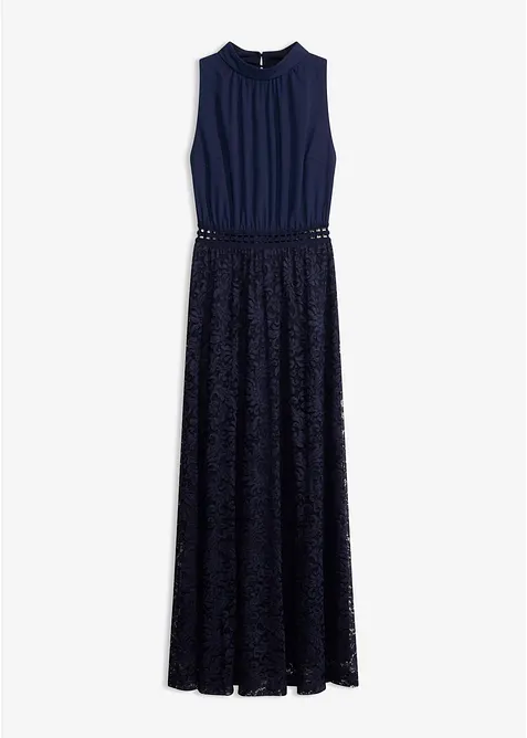 Abito lungo con gonna in pizzo, bonprix