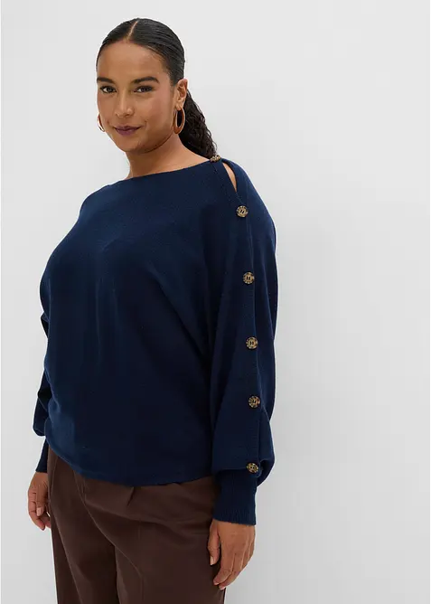 Maglione con bottoni decorativi, bonprix