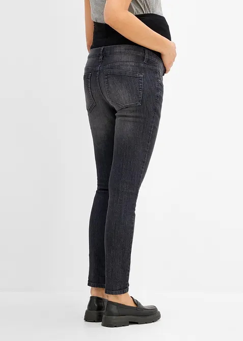 Jeans pr&eacute;maman elasticizzati con cotone biologico, skinny, bonprix