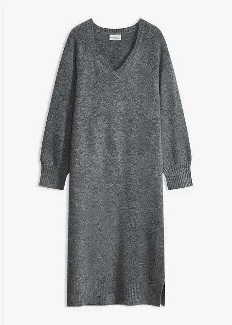 Abito midi oversize in maglia, bonprix