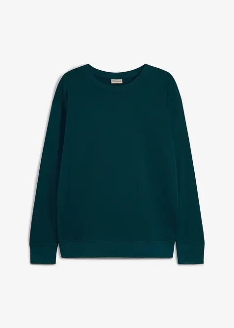 Felpa oversize in puro cotone biologico, bonprix