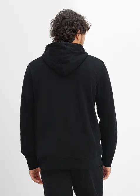 Felpa con cappuccio in puro cotone biologico, bonprix