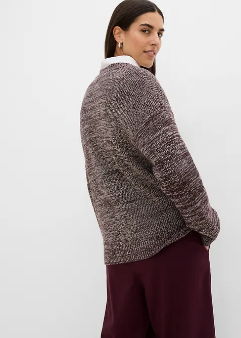 Maglione in misto viscosa morbido, bonprix