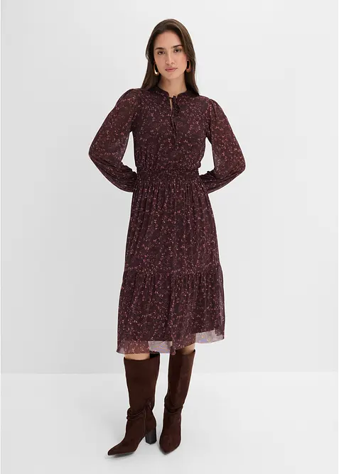 Abito in jersey con scollo rotondo, bonprix