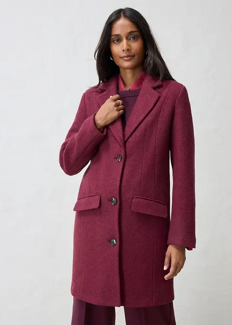 Cappotto in lana cotta, bonprix