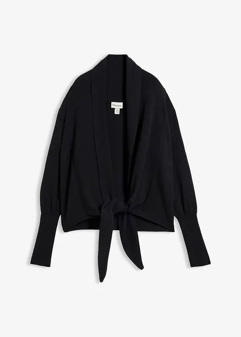 Cardigan in misto lana morbido, bonprix