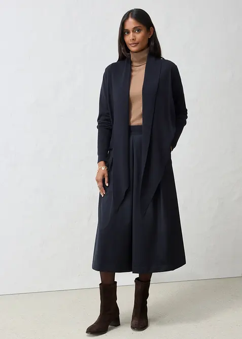 Cardigan in misto lana morbido, bonprix