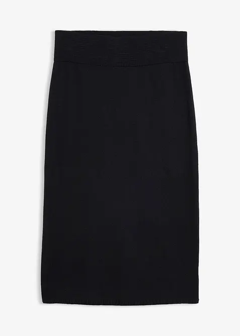Gonna in morbida maglia misto lana, bonprix