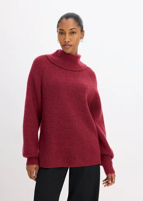 Maglione in misto lana morbido, bonprix