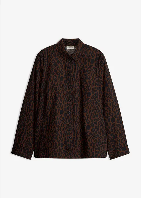 Camicia in cotone elasticizzato no stiro, bonprix