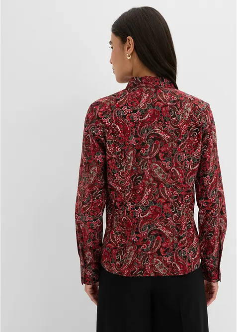 Camicia in cotone elasticizzato no stiro, bonprix