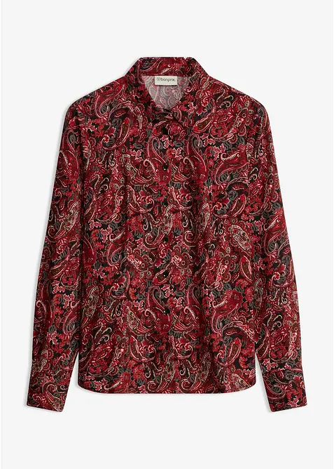 Camicia in cotone elasticizzato no stiro, bonprix