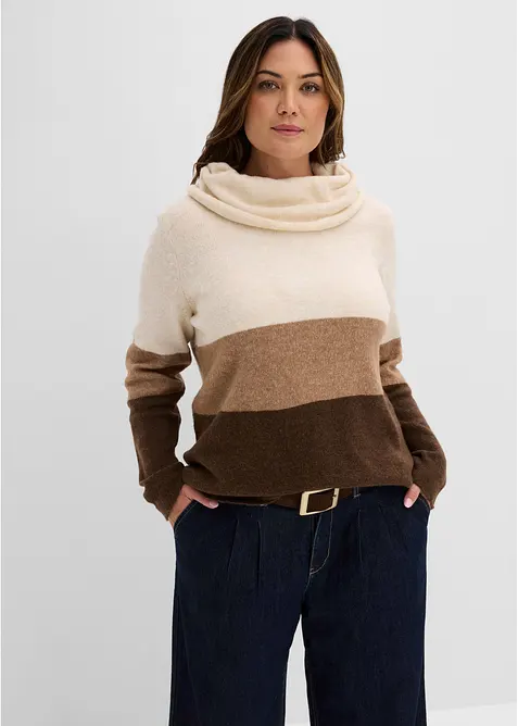 Maglione a collo alto, bonprix