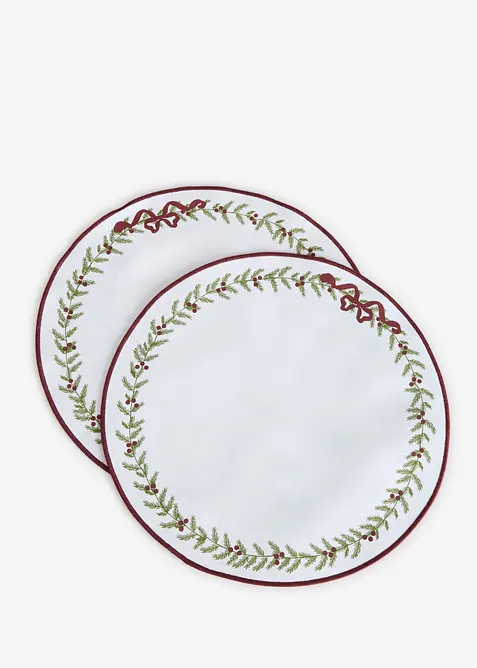Tovagliette americane in cotone biologico (pacco da 2), bonprix