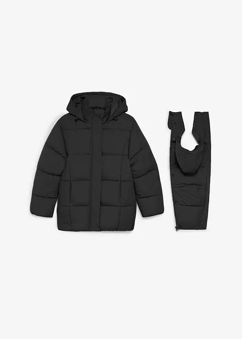 Giacca pr&eacute;maman imbottita e idrorepellente 3 in 1 con inserto babywearing, bonprix