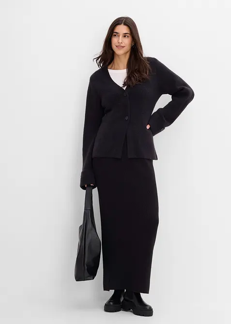 Gonna in maglia di puro cotone, bonprix