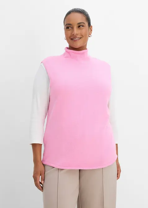 Gilet in maglia di puro cotone, bonprix